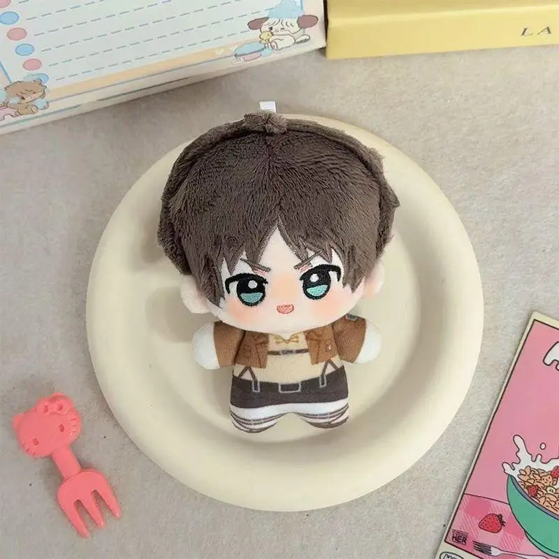 Plush Keychain inspired by Attack on Titan, Cute Anime Stuffed Animal Doll, Soft Chibi Bag Charm Pendant, Collectible Gift for Fans, Stuffed Animal Keychain, Fluffy Keychain