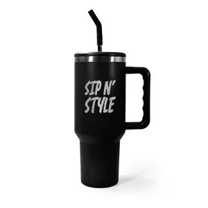 Sip N' Style Black Tumbler