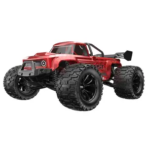 28MPH Brushless RC Monster Truck - 1:14 Scale 4WD High-Speed All-Terrain Racing Car