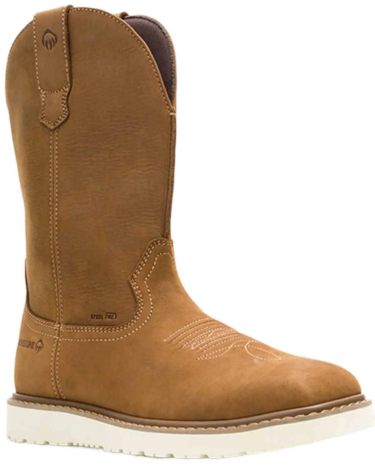 Wolverine Men's Men'S Bronc Wedge Pull-On Wellington Work Boot Steel Toe - W251082 Wolverine Men's Men'S Bronc Wedge Pull-On Wellington Work Boot Steel Toe - W251082