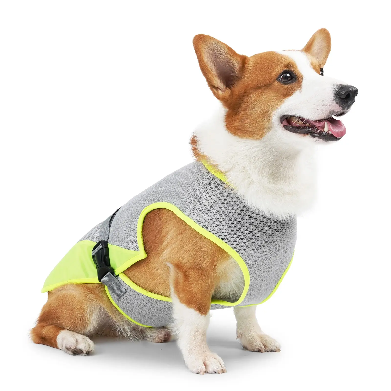 Summer cool chest and back vest, outdoor dog cooling jacket, safe reflective pet cooling vest, lightweight breathable sunscreen pet jacket, Outside
