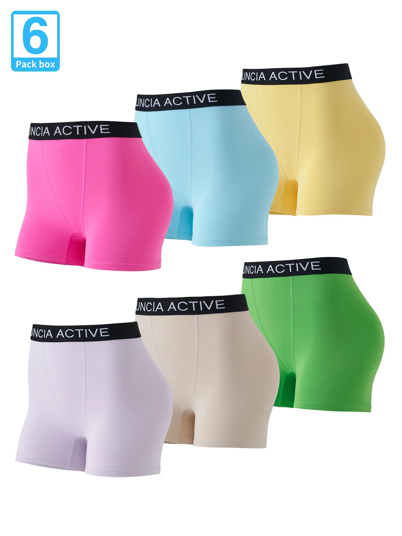 UNCIA ACTIVE 2-PACK Women's SuperSoft Comfy Boxer Shorts Spandex powder by CREORA           #summer#summervibes#dealsforyoudays Basic Womenswear outdoorfun Minimalist Panties summerwins backtoschool