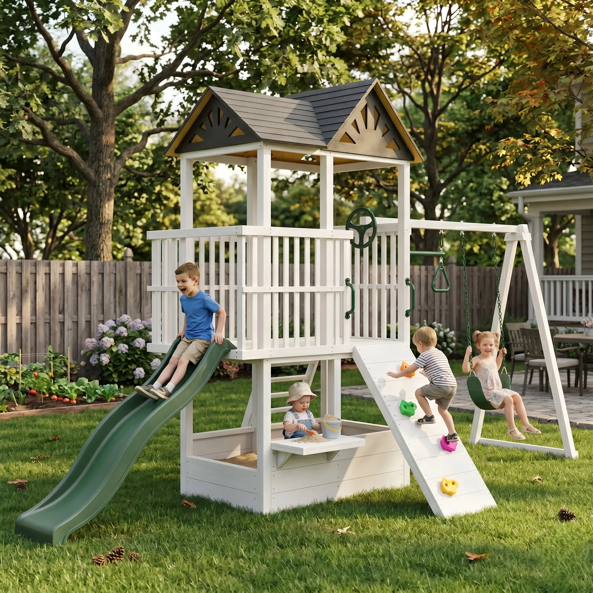 Craftsman | Modern Swing Set