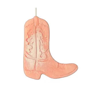 Cowboy Boot Candle - Custom Color Handmade to Order Unique Shape