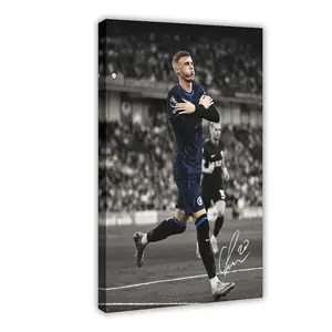 Football Cole Palmer Canvas Poster Wall Art Decoration For Home Bedroom Office Living Dorm Room Decor Boys Girls Gift
