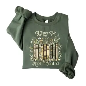 I Have No Shelf Control Sweatshirt, Bookworm Gift, Book Shirt, Librarian Shirt, Book Lover Sweatshirt, Reading Teacher Sweater, Reading Shirt