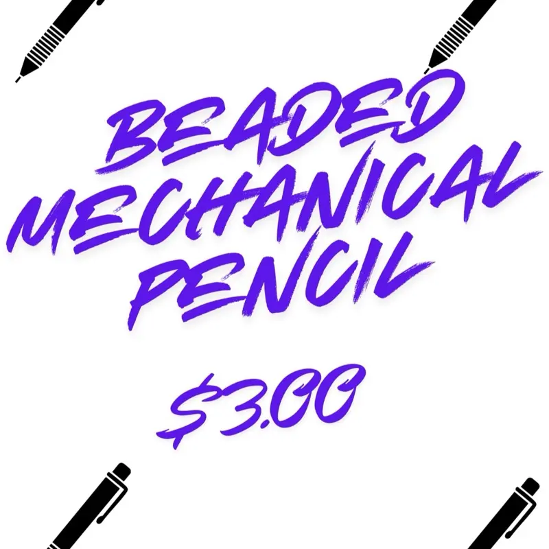 Beaded mechanical pencil 3.00