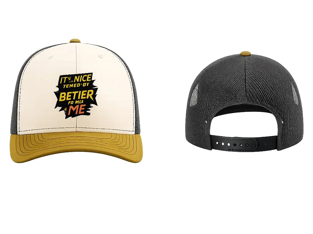 Richardson Adjustable Snapback Trucker Cap - Custom Fit, 6-Panel Structured Mesh Hat with Matching Underbill, Mid-Profile Design, Casual Cotton Visor, Everyday Baseball Cap, Structured, Six-Panel, Mid-Profile Design