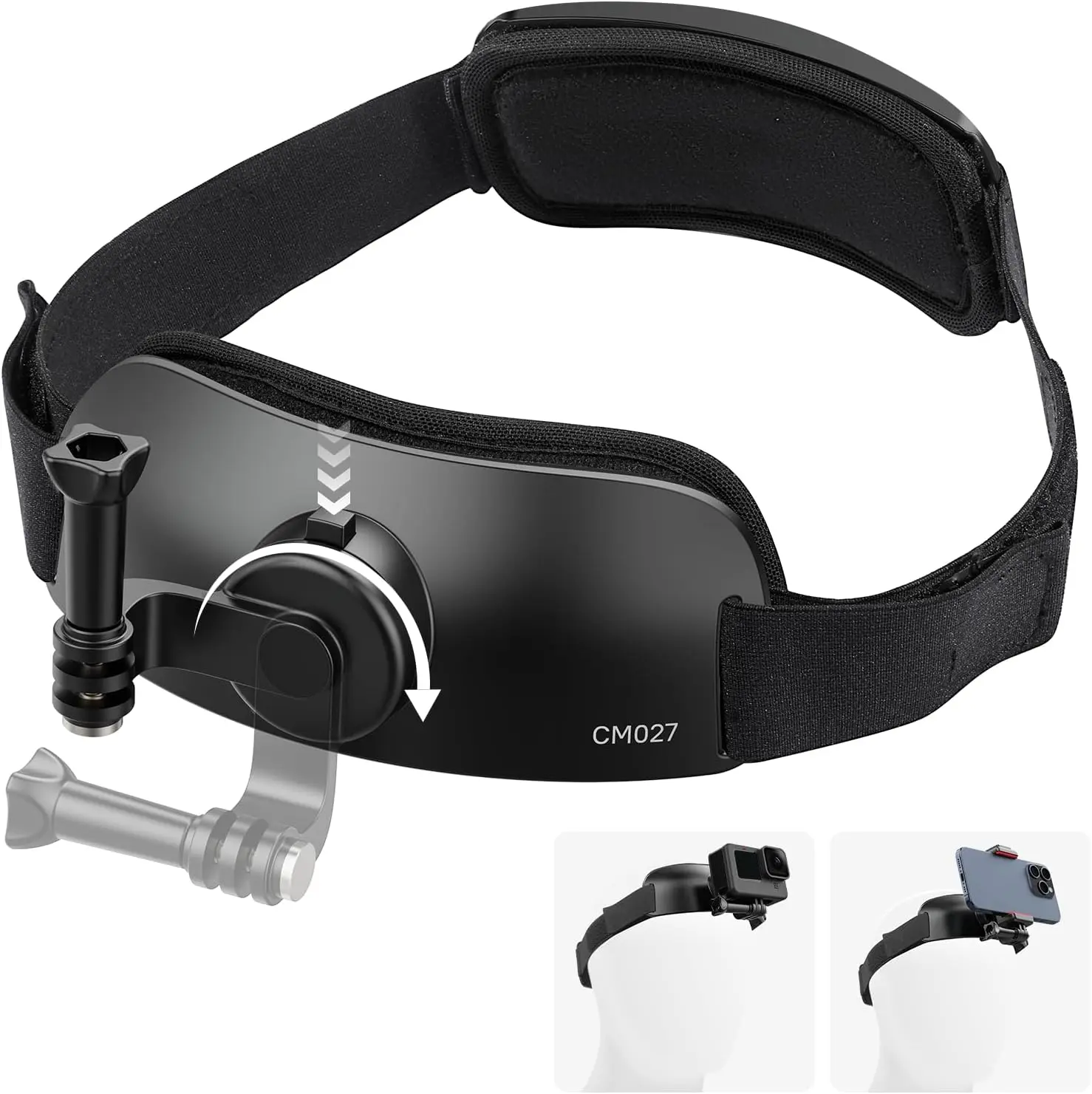 CM027 Chest Head Strap Mount Belt For Smartphone Gopro insta360 x3 dji osmo Pocket 3 Action Camera Accessories Outdoor Video