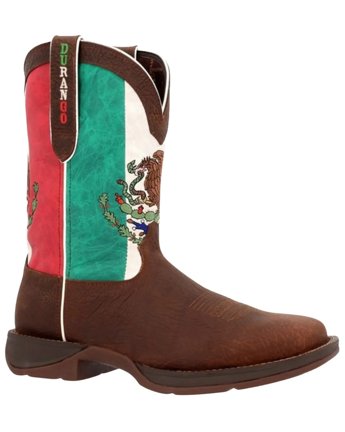 Durango Men's Men'S Mexico Flag Western Performance Boot Steel Toe - Ddb0431
