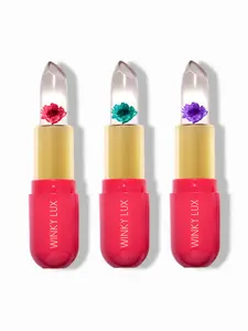 Color-Changing Flower Lip Balm Trio