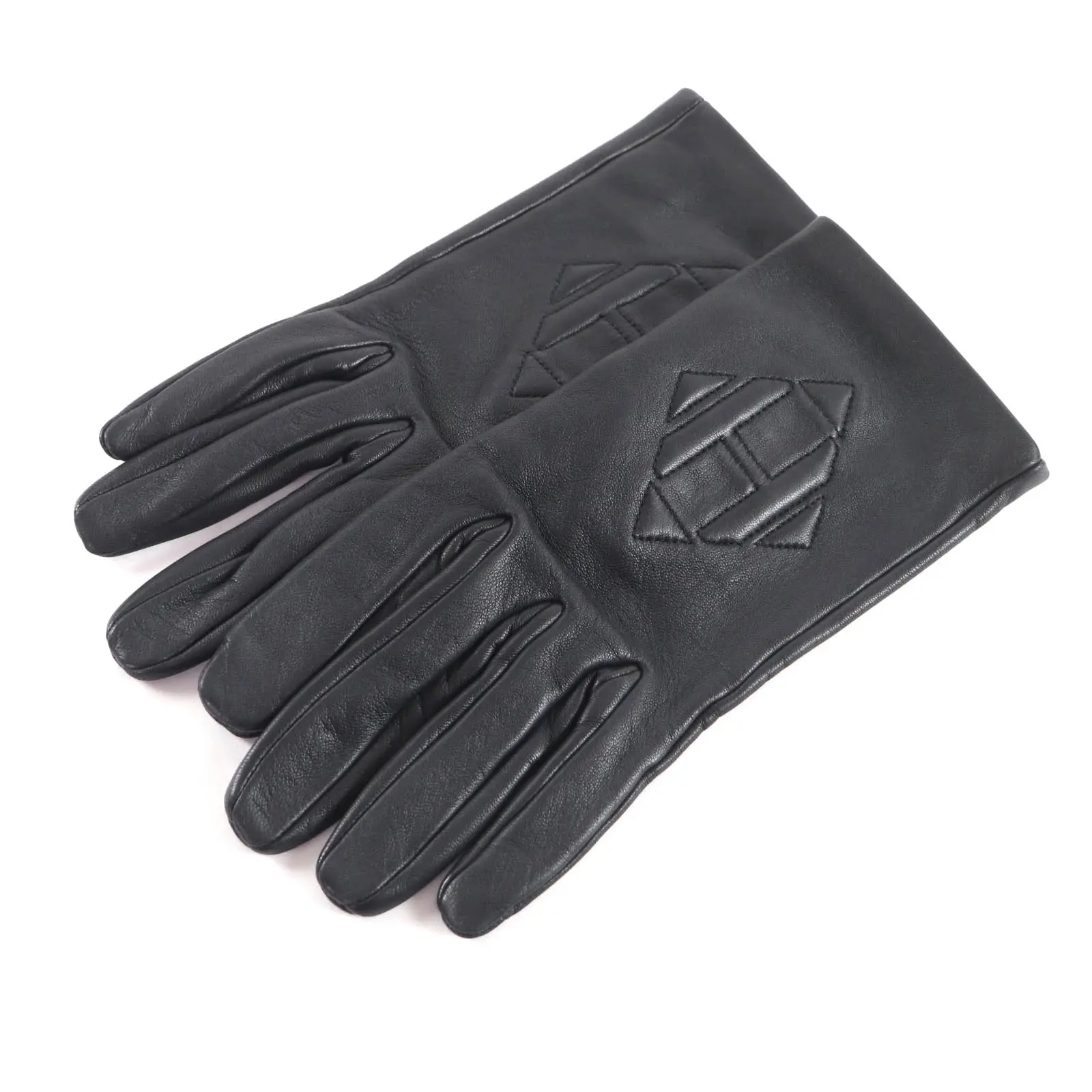 Pre-owned HERMÈS Lambskin Small Leather Goods Hermes Gloves