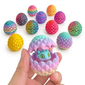 20PCS 3D Printed Dragon Egg with Baby Dragon – Easter Surprise Gift, Fantasy Collectible Decor