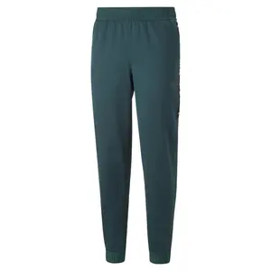 PUMA Mens Fit Pwrfleece Joggers Training Casual Drawstring - Green
