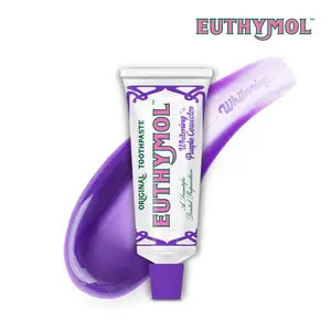 Euthymol Purple Whitening Toothpaste  (1 Pack) – Instantly Brightens Yellow & Sensitive Teeth, Tone-Up Effect, Long-Lasting Fresh Breath, Korean Oral Care