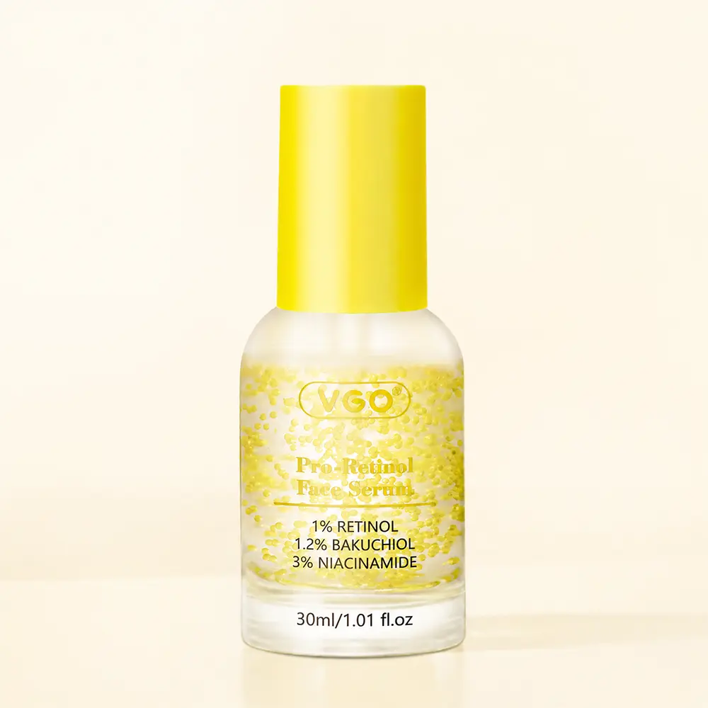 VGO Retinol Serum for Face - 1% Retinol, 1.2% Bakuchiol & 3% Niacinamide - Gentle Yet Potent Formula for Sensitive Skin - Skincare Radiance-A