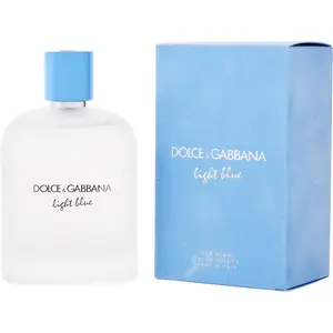 Dolce & Gabbana Light Blue by Dolce & Gabbana Eau De Toilette - Fragrance for Men with Notes of Sicilian Mandarin, Grapefruit Peel, & Bergamot
