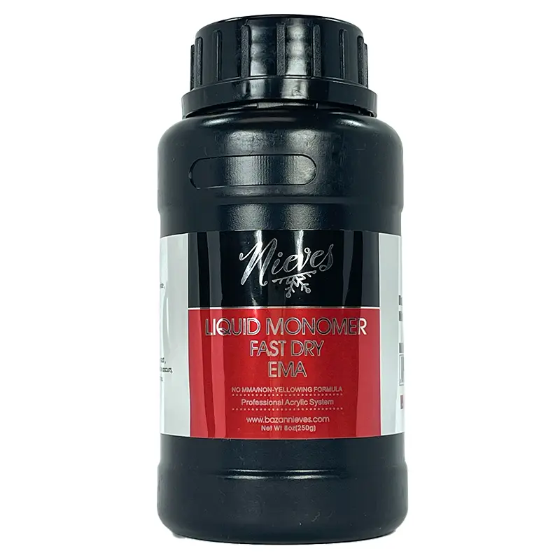 Nieves Acrylic Liquid Monomer (EMA) (Fast Dry) (8oz)