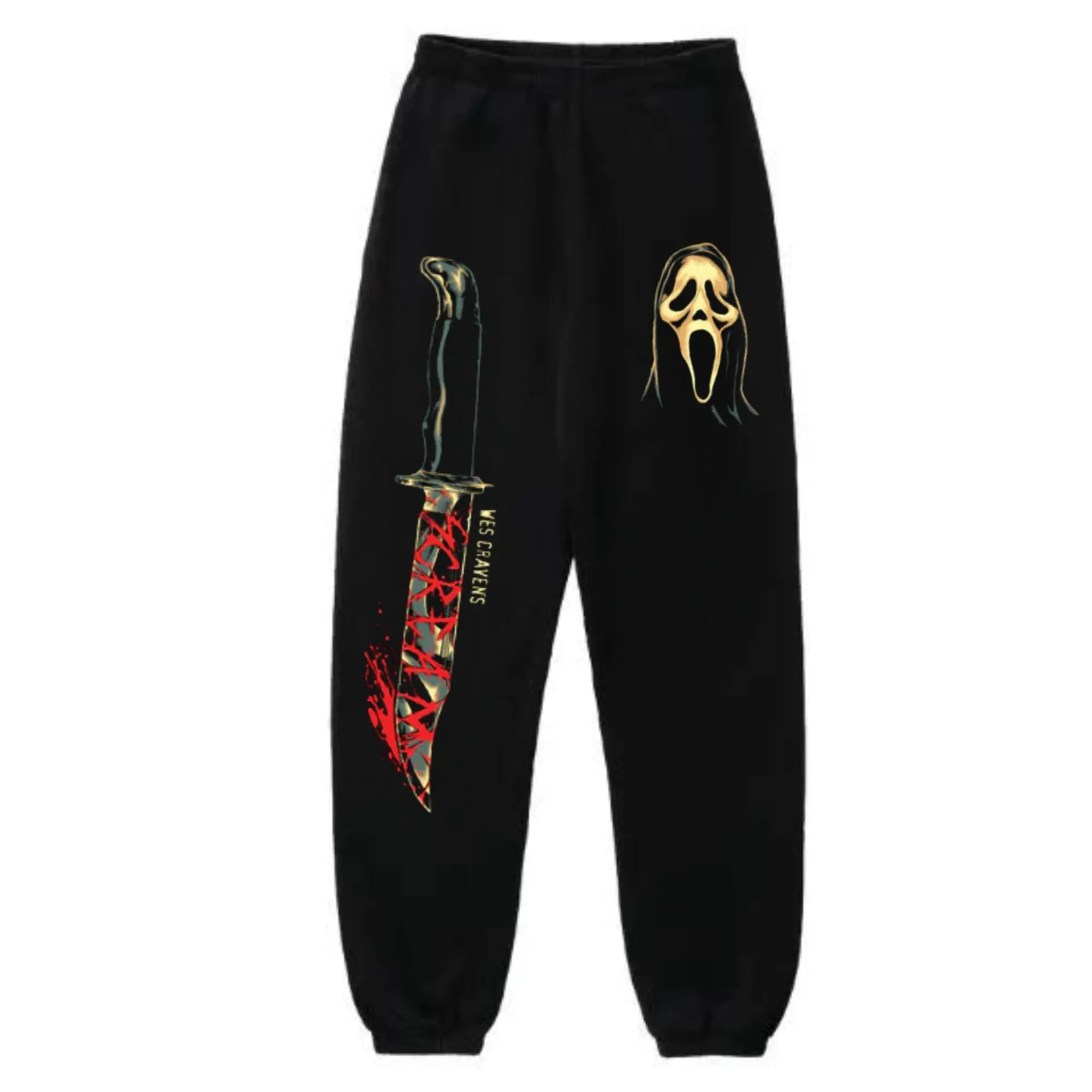 Ghost Face Sweatpants, Scary Movie Sweatpant, Horror Sweatpants, Halloween Scary Movie Pants, Killer Costume Vibe