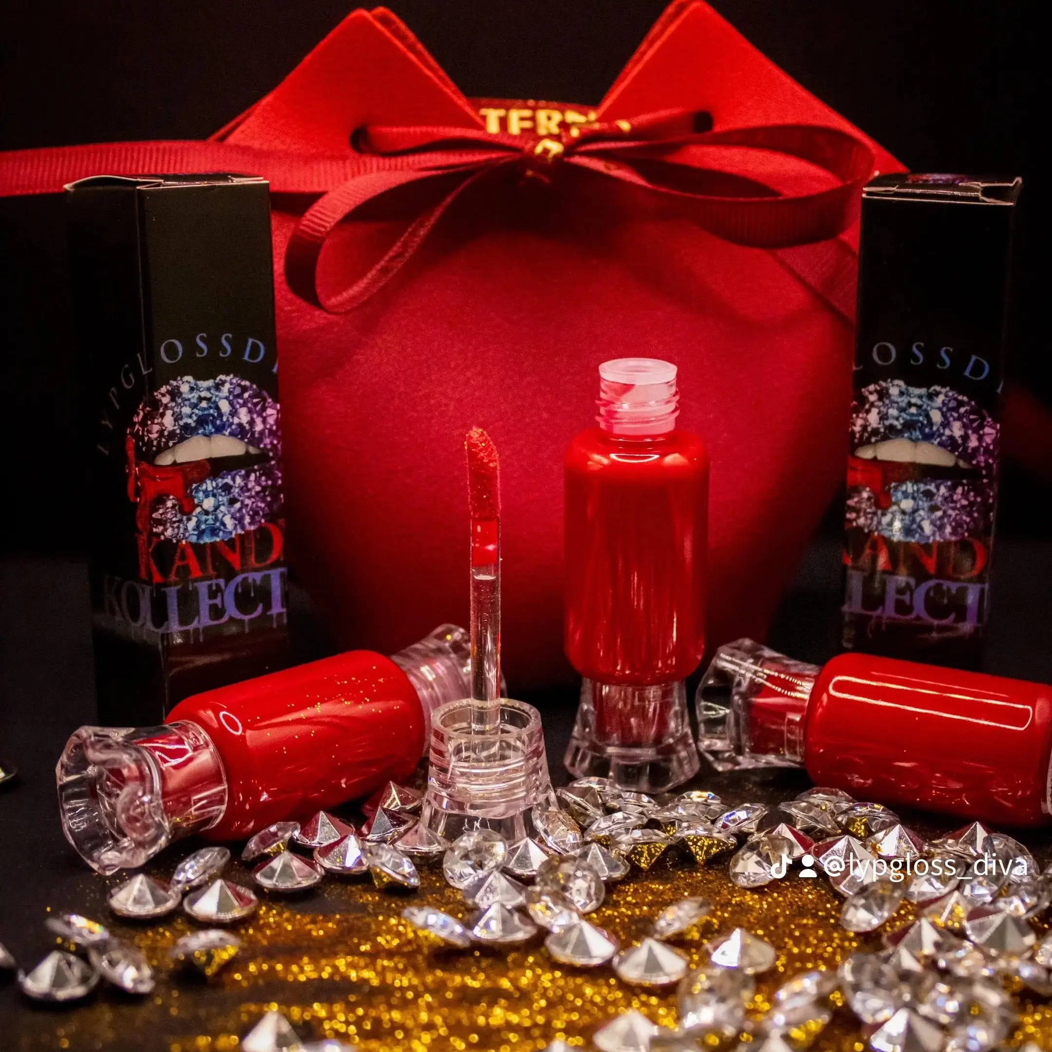 LypGloss Diva's Kandy Kollection Kandy Apple Red Glossy Lipgloss