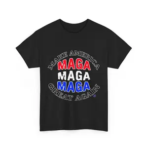 Throw Back Tee. Make America Great Again, MAGA, Trump24, Short Sleeve Unisex T-Shirt. POTUS. Graphic Tee.