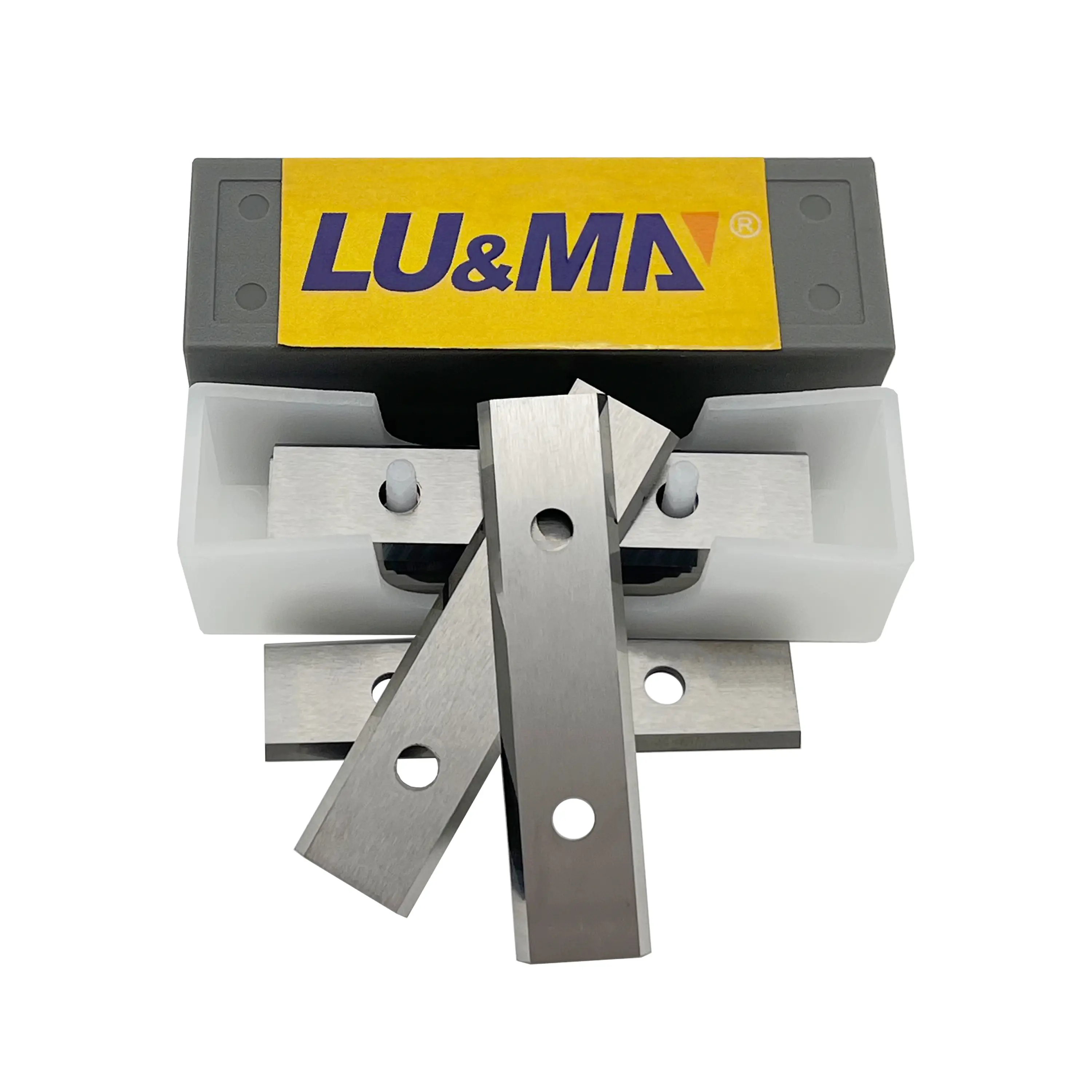 LU&MN Carbide Scraper Replacement Blades, 2.38" / 60×12×1.5mm Double-Edged Reversible Blades, Fits Most Handheld Paint, Glue& Grout Scrapers, 10Pieces