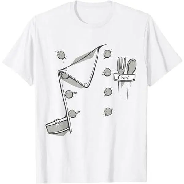 Chef Jacket Chef Costume Cook Cooking Funny Chef Gift T-Shirt