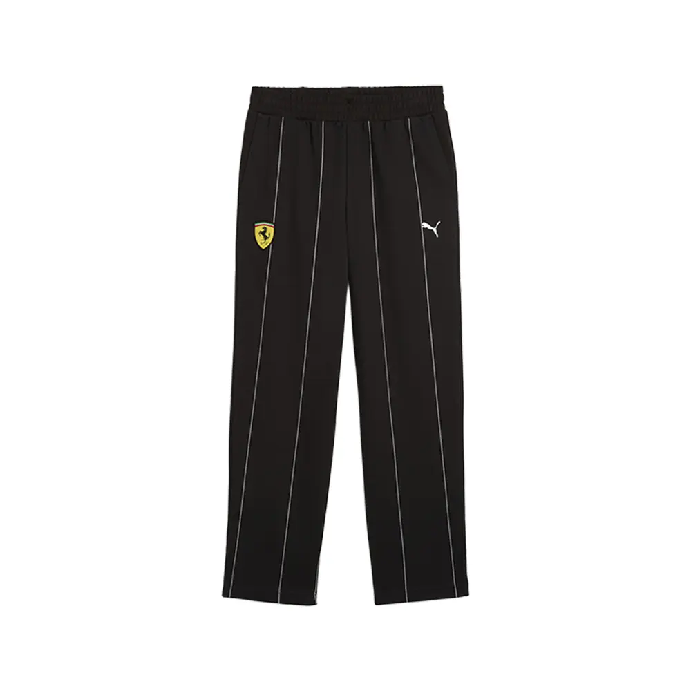 PUMA Mens Scuderia Ferrari Race Premium Pants Casual - Black
