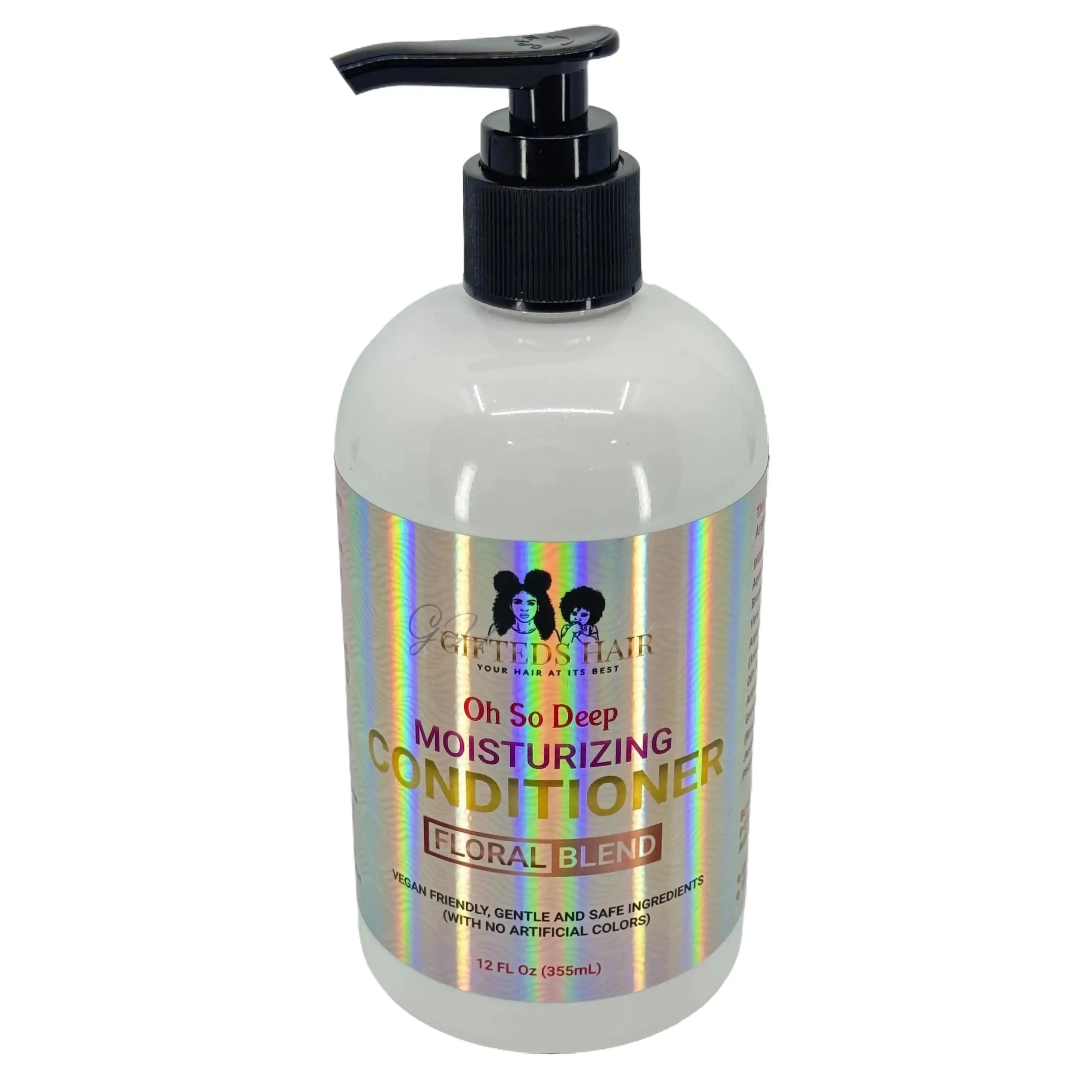 Oh So Deep Moisturizing Conditioner - 12oz Unisex Liquid Haircare, Gentle Avocado & Argan Formula, Aloe Enriched Hair Growth Conditioner, Alcohol-Free & Ammonia-Free for Moisture & Cleansing Support, Alcohol-Free Conditioner Gifted Cosmetics