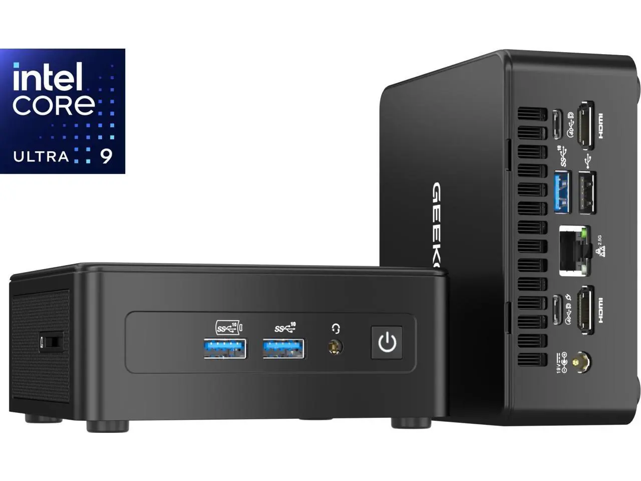 GEEKOM Mini PC IT15 Intel Core Ultra 9 285H (99 Tops) 32GB DDR5 1TB SSD Intel Arc 140T Windows 11 Pro the Most Powerful Workstation, Arc 140T GPU, WiFi 7,8K Business Desktop for enterprise, meetings