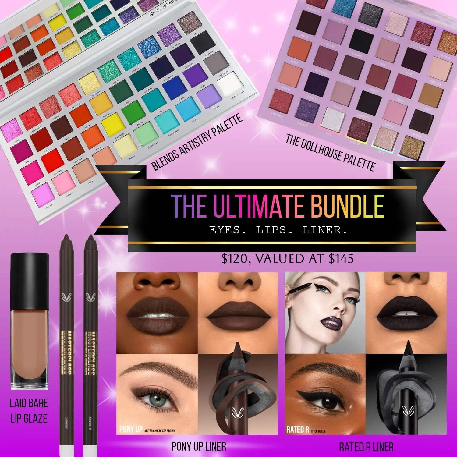 Blend Bunny Cosmetics x Vanitybyvon TikTok Exclusive Beauty Bundle
