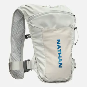 NATHAN QuickStart 3.0 4 Liter Hydration Pack with 1.5L Bladder Adjustable Straps & Reflective Hits for Runners Lightweight Air Mesh Comfortable Fit
