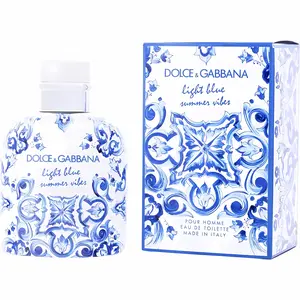 Dolce & Gabbana Men's Light Blue Summer Vibes 4.2 Ounce Eau de Toilette