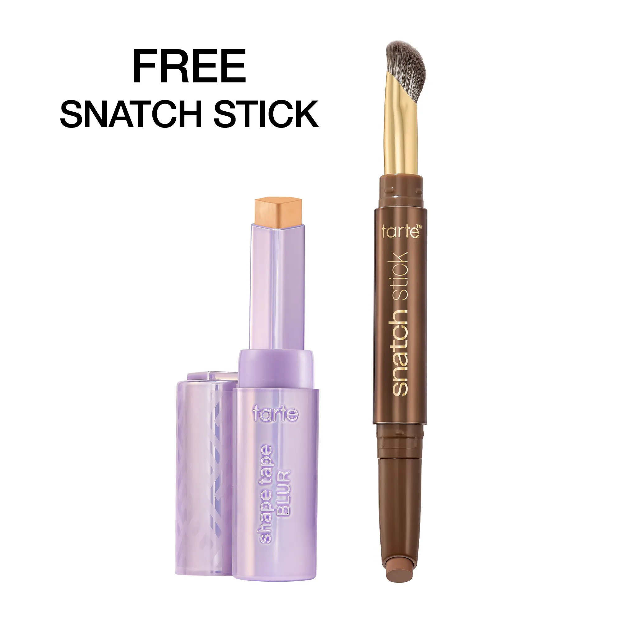 tarte snatch & conceal duo - shape tape blur concealer stick + snatch stick contour tarte snatch & conceal duo - shape tape blur concealer stick + snatch stick contour