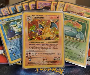 5 Vintage Pokemon Cards in Near Mint Condition