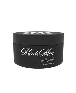MadeMen Matte Paste Natural Look Medium Hold Coconut & Sandalwood Scent No Stiffness Easy Restyling All Hair Types 100ml
