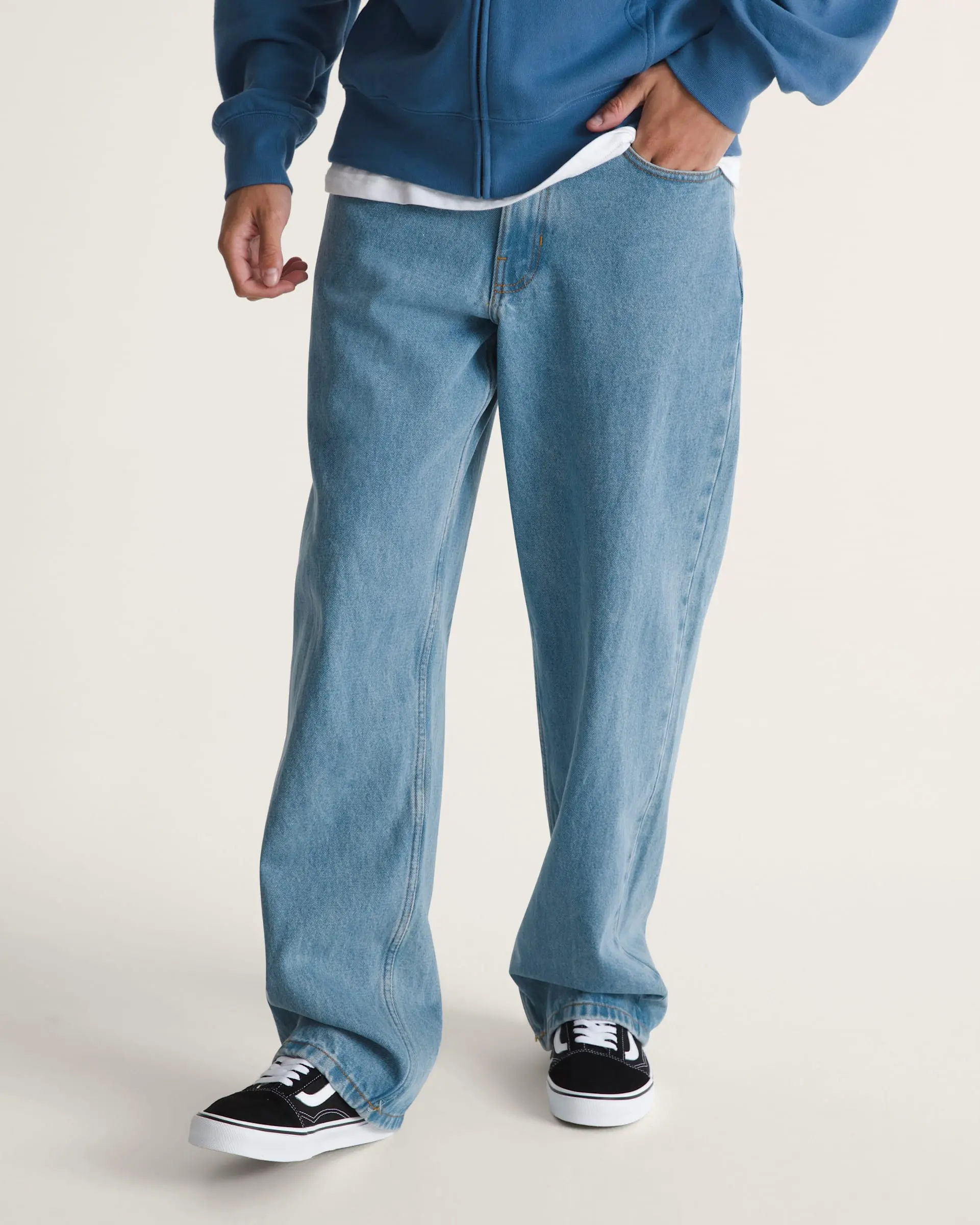 Vans Mens Check-5 Loose Denim Pants Vans Mens Check-5 Loose Denim Pants