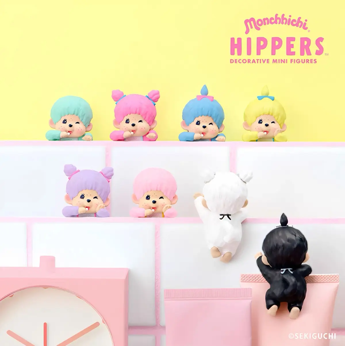 Monchhichi Hippers Decorative Mini Figures Wink Series Blind Box