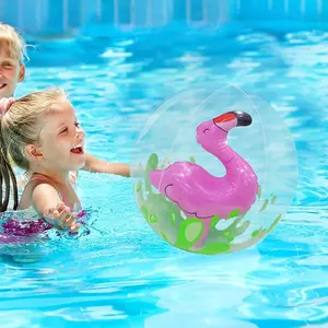 14 Inch Large Size Inflatable Summer Beach Ball for Indoor and Outdoor Games, PVC Pool and Lawn Decoration, Versatile Fun for Holidays