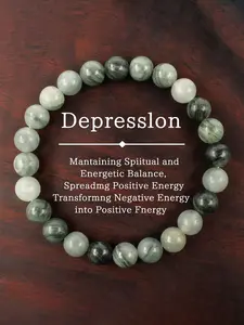 Stress-Resistant, Handmade Floral Stone Beaded Jewelry, Dainty Crystal Bracelet, Fashion Accessory for Men and Women, Perfect Gift for Meditation and Energy Healing