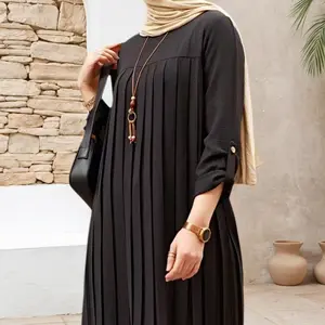 Women's Fashion Versatile Solid Color Round Neck Long Sleeve Pullover Casual Top, Loose Fit Shirts, Modest Loose-Fitting Shirt for All Seasons, Modest Clothes