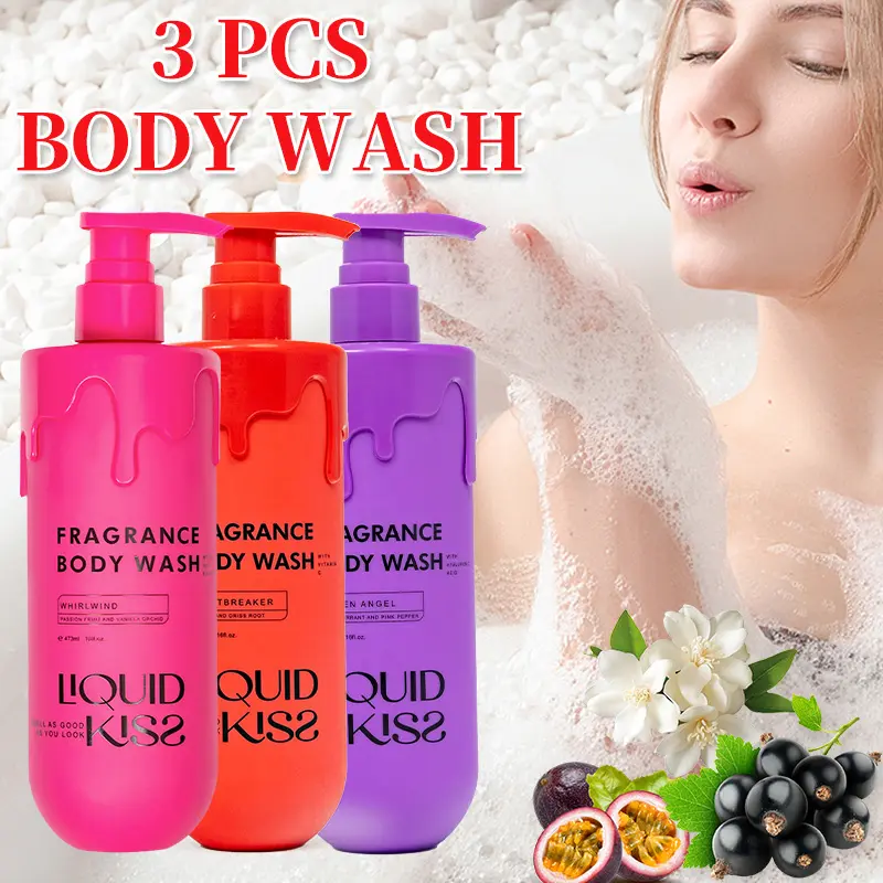 Wish 1000 ML/33.8 Fl Oz Hydrating Body Wash For Men&Women, Long