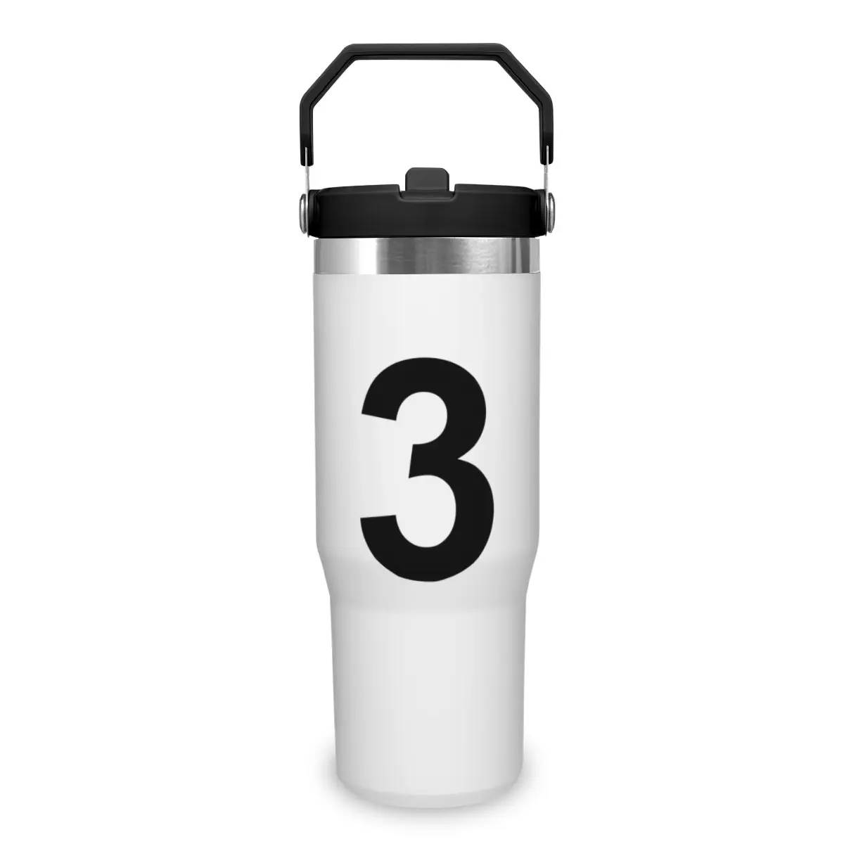 30oz No.3 Football Portable Car Cup Handheld 8.38x3.46inch