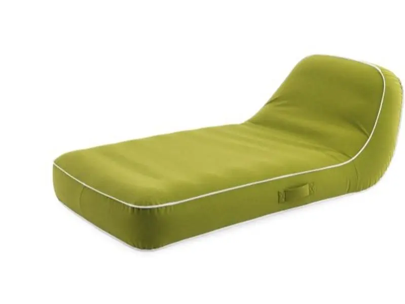 Luxe Fabric-Covered Lounger