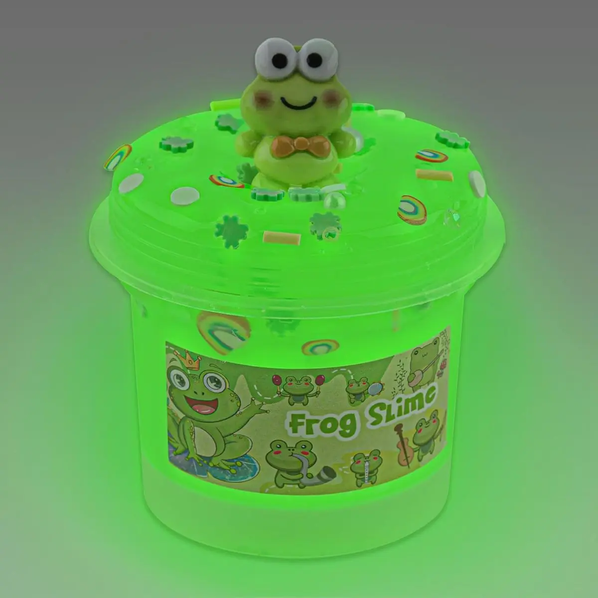 Green Glow in The Dark Slime