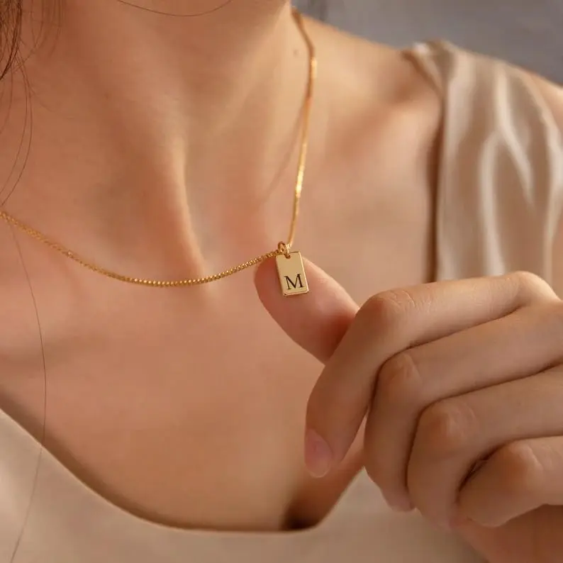 original necklace for women Exquisite Letter Necklace initial pendant initial necklace Jewellery Personalized Charms mother's day gift