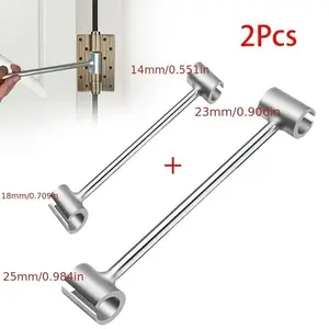 Door Hinge Adjustment Tool Kit for Perfect Door Gap Alignment, 2pcs Door Hinge Repair Wrench Set, Essential Tool for Home Improvement