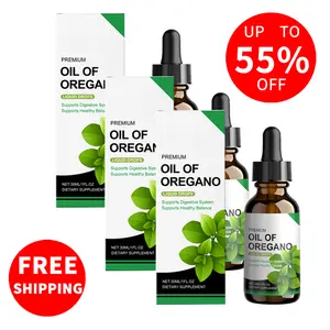 [GRAB 3 NOW]Oil of Oregano Liquid Drops - Antioxidant Boost, Digestion, Immune Support ,Herb Extracts Help Daily Care Gentle Improvement of Body Intestinal Discomfort 60ml Dietary Supplement Natural Gut Booster Healthy