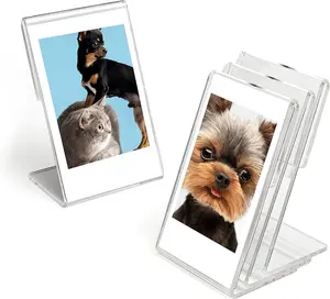 Picture Frame 8 Pack Mini Instax, 2x3 Picture Frame Holder Polaroid Small Wallet Size Photo Frame, Acrylic Photo Frame Instax Mini Instant Films