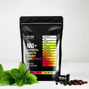 NAD+ Vegan Gummies 1000mg — 16-in-1 Formula with Resveratrol, Quercetin, Curcumin, Green Tea, Fisetin, Zinc Picolinate & B3 — 0g Sugar, Pectin-Based, Antioxidant Cellular Energy Support — 60 Count / 30 Servings